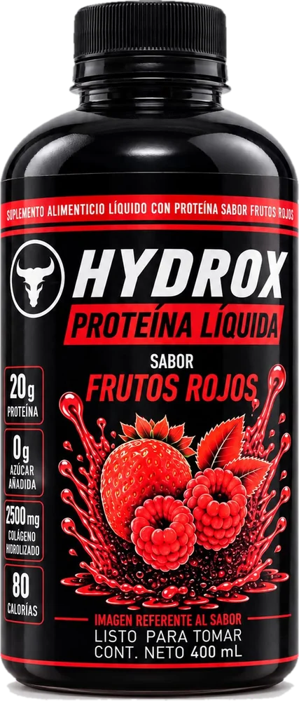 HYDROX Proteína Líquida sabor Frutos Rojos